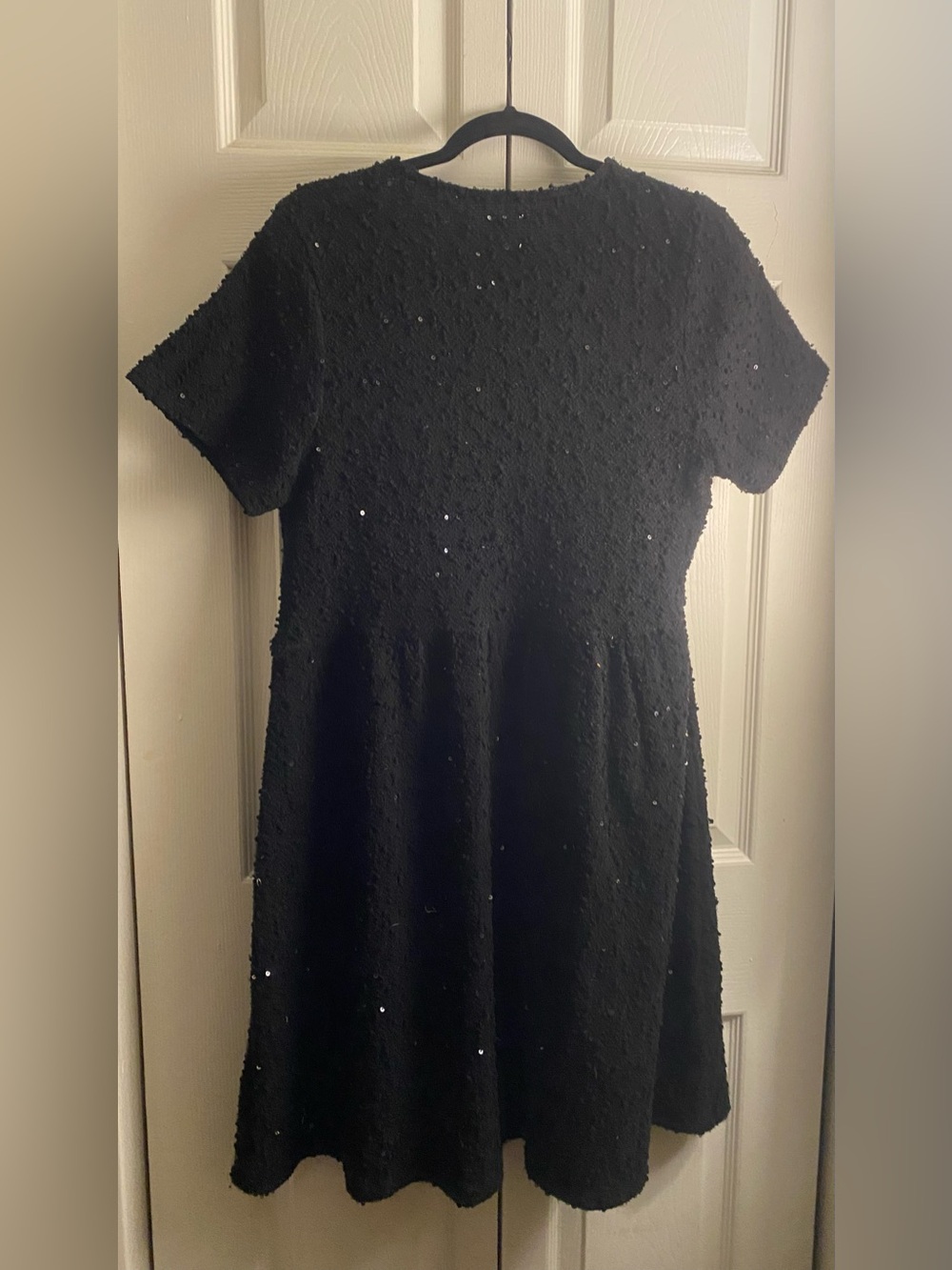 Forever 21 Black Sequin Knit Dress